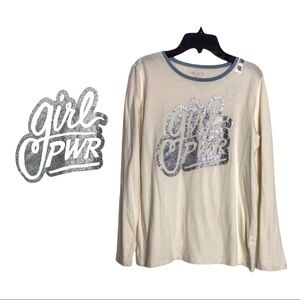 NWT Children’s Place Girl Power Long Sleeve Tee